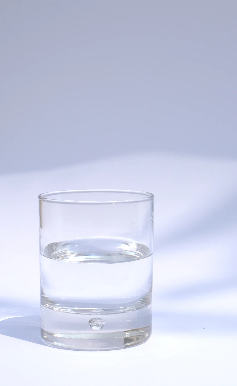 Vaso de agua potable